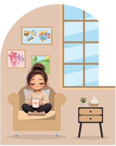Calm room scene